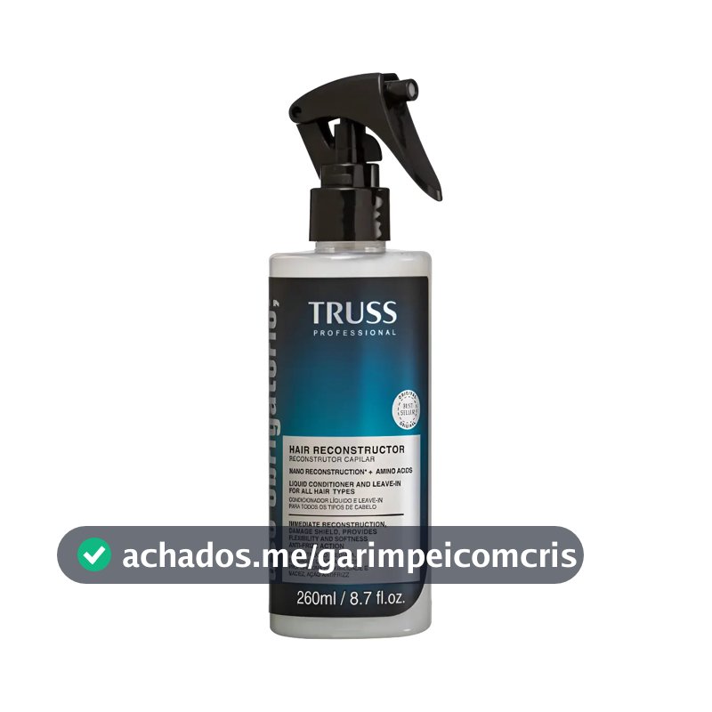 Reconstrutor Capilar Truss Uso Obrigatório 260ml