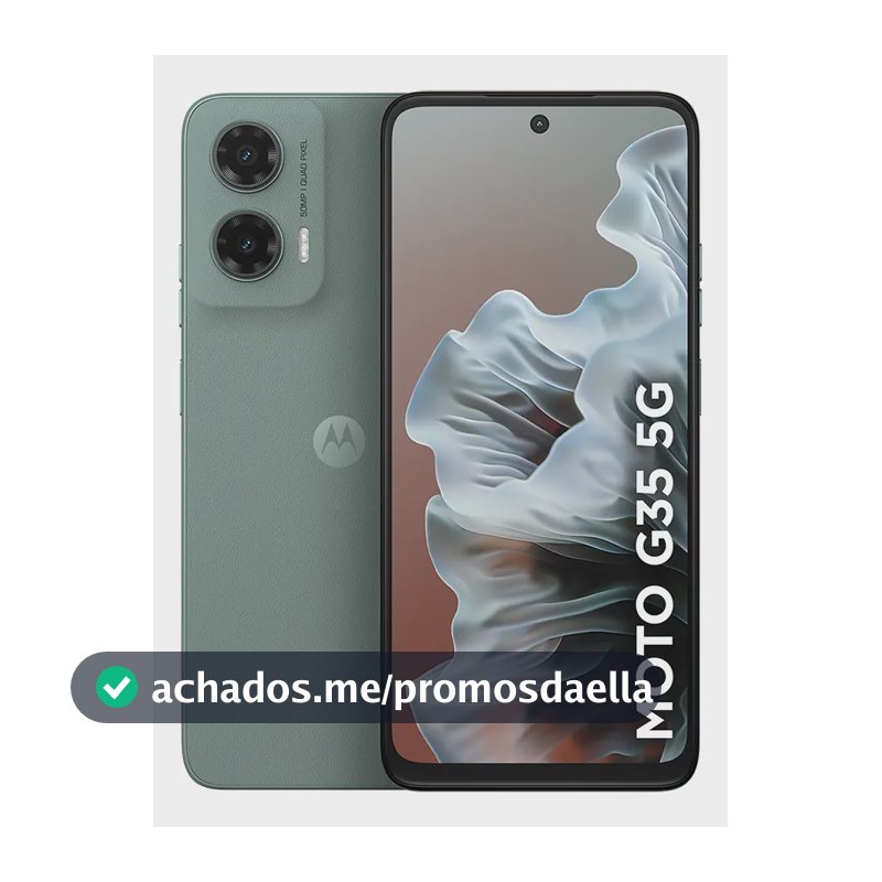 Smartphone Motorola Moto g35 5G - 256GB 4GB RAM+8GB Ram Boost, e Camera 50MP com AI NFC Tela 6.7" com Superbrilho - Cinza