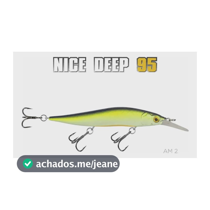 Isca Artificial Nice Deep 95 (9,5cm 11g) Original Pinnacle Am2