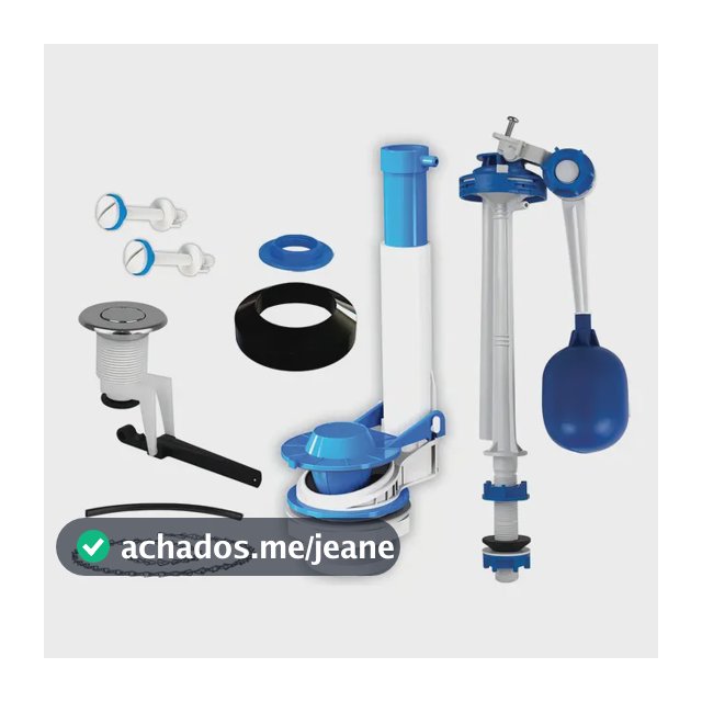 Kit Mecanismo Universal Caixa Descarga Acoplada Completo Acionamento Superior