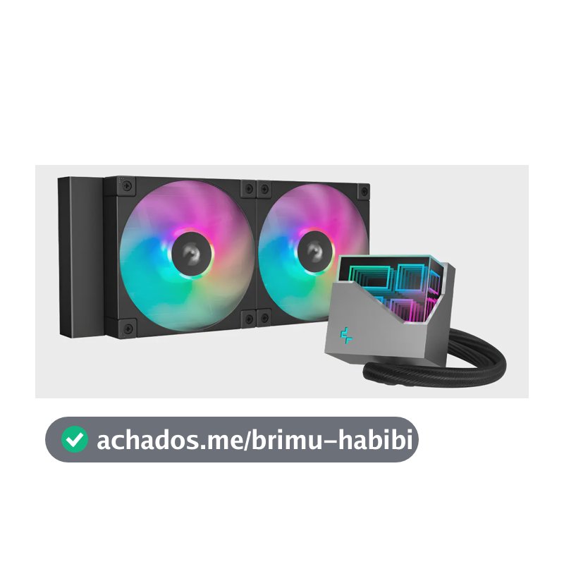 Water Cooler 240mm Deepcool Lt240 Preto