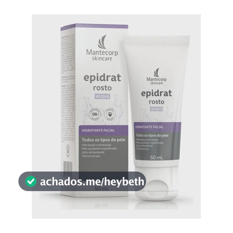 Hidratante Facial Epidrat Acqua 50ml Mantecorp Skincare Todo Tipo De Pele Dia/noite