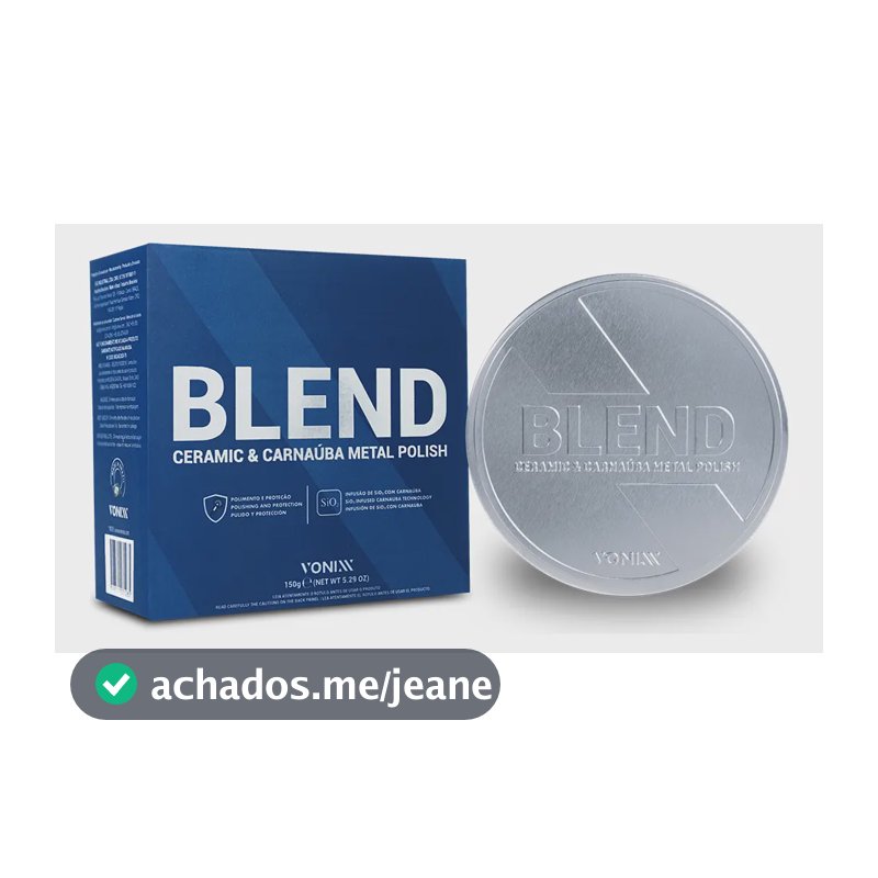 Blend Metal Polish Vonixx Produto Polidor De Metais Cromados