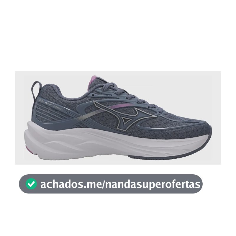Tênis De Corrida Feminino Space 6 Mizuno Maritimo Liso 36 Br