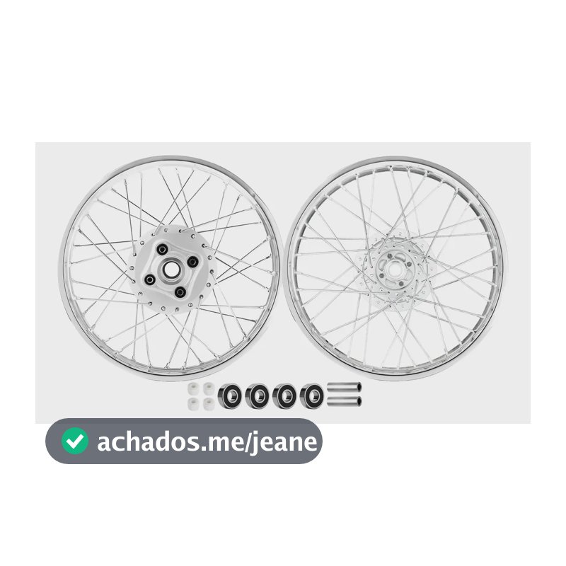Par Aro Roda Raio 4mm Cg Até 99 + Rolamento + Espaçador