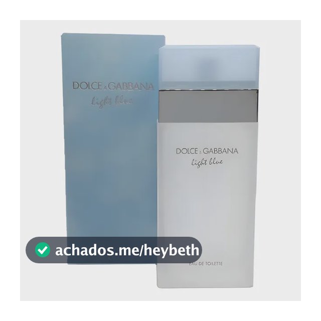 Perfume Dolce & Gabbana Light Blue Feminino Edt - 100ml