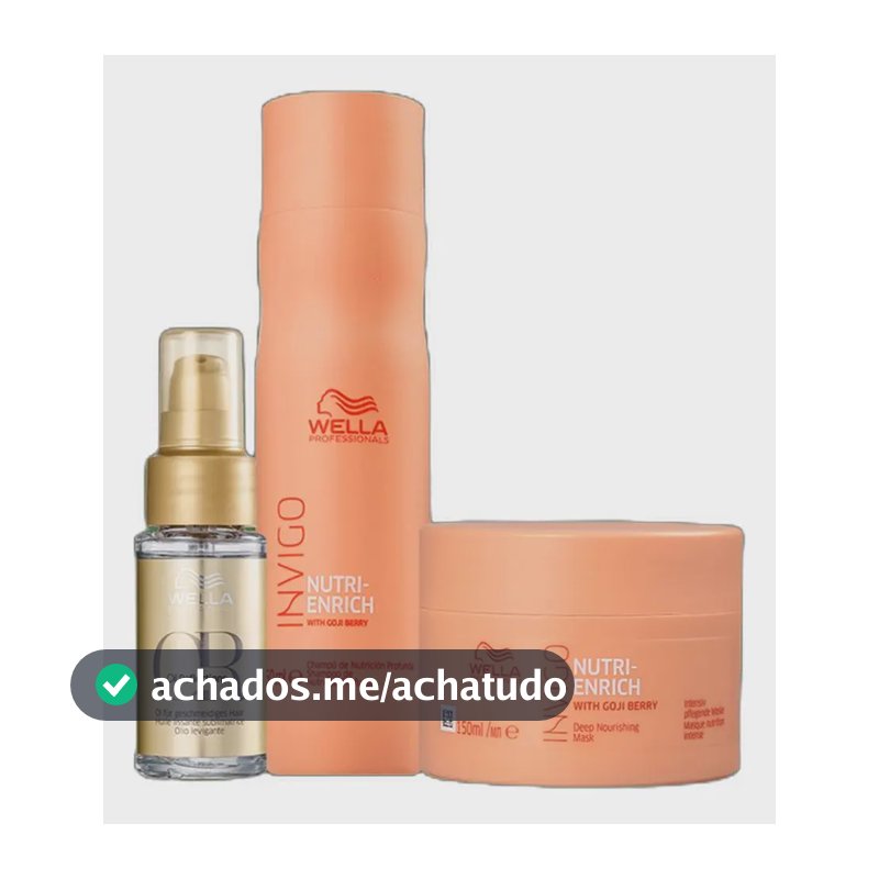 Kit Wella Professionals Invigo Nutri-enrich + Oil Reflection