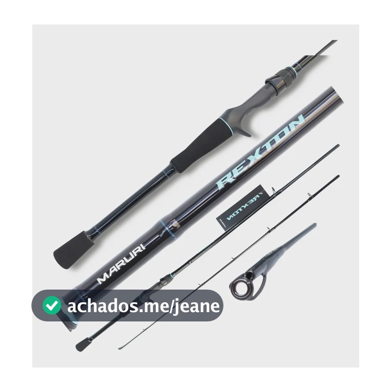 Vara De Pesca Carbono Carretilha 128g Maruri 1,68m 8-17lb 2p Black Piano