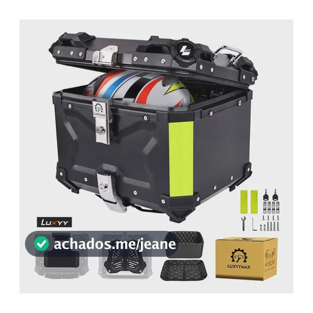 Bauleto Aluminio 45l Reforçado C/base De Fixação Univers