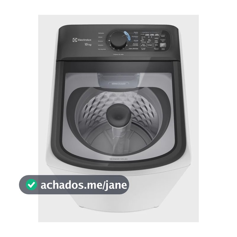 Máquina De Lavar Electrolux 13kg Branca Compacta (let13) 127v Branca