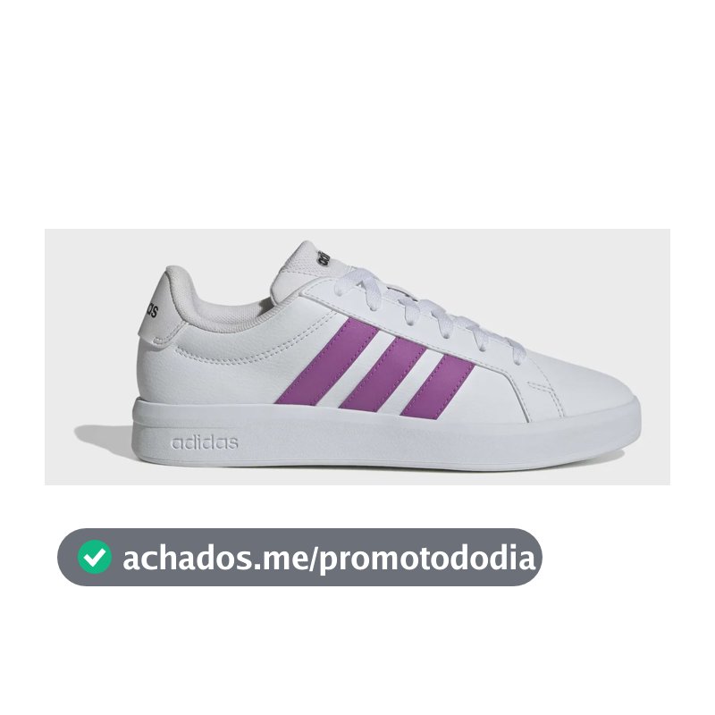 Tênis Feminino Grand Court Base 3.0 adidas Branco Liso 34 Br