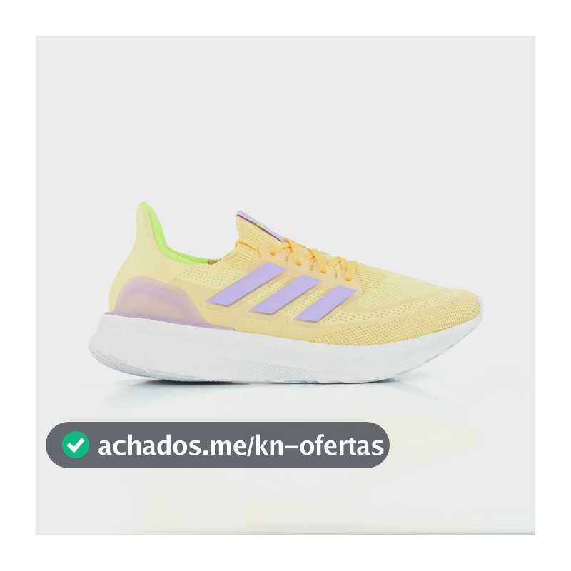 Tênis adidas Acelera 2 Antiderrapante Respirável Cadarço Amarelo 38 Br