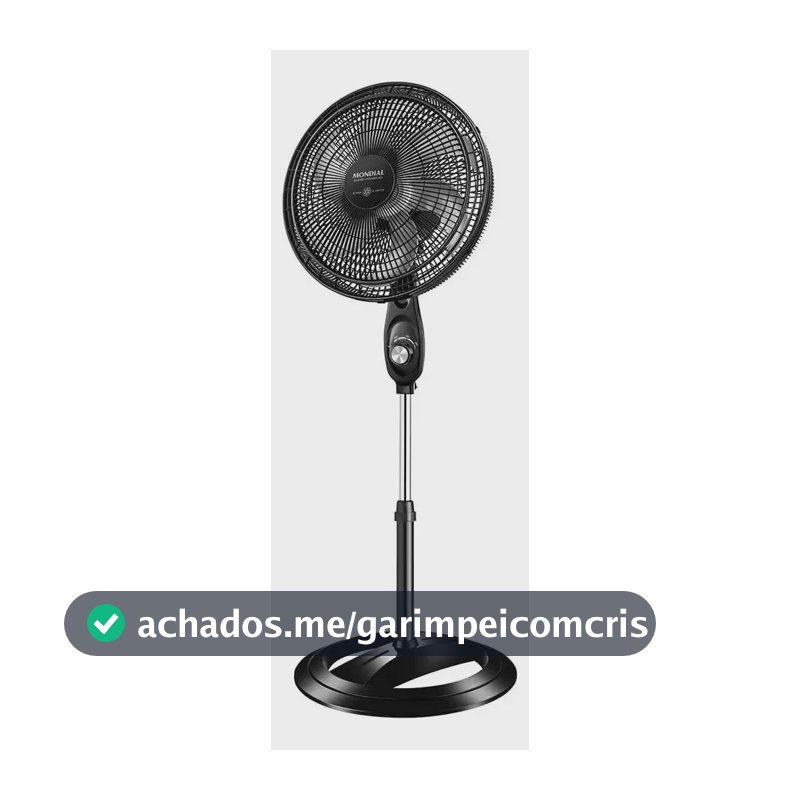 Ventilador de Coluna 40cm Super Power VSP40C 6 Pás 3 Velocidades Mondial