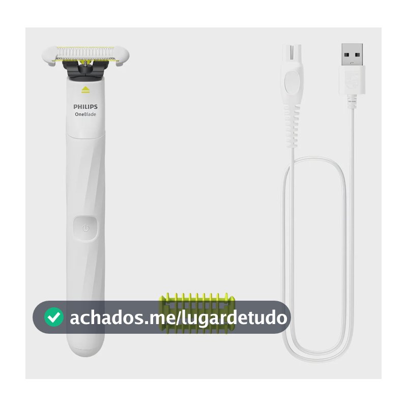 Aparador E Raspador Oneblade Intimate Qp1924/10 Philips Branco 127/220v
