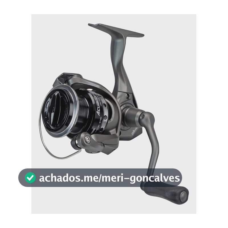 Molinete Okuma Acuador 2500A Preto 7kg 4 Rolamentos Drag 5.0:1 Lado Direito/Esquerdo