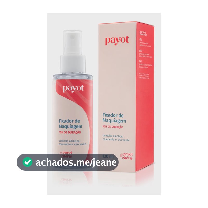 Fixador De Maquiagem Payot - 12h De Duração