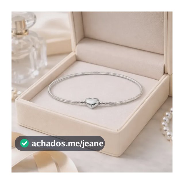 Pulseira Prata Berloques Compatível Vivara Life Pandora Pins