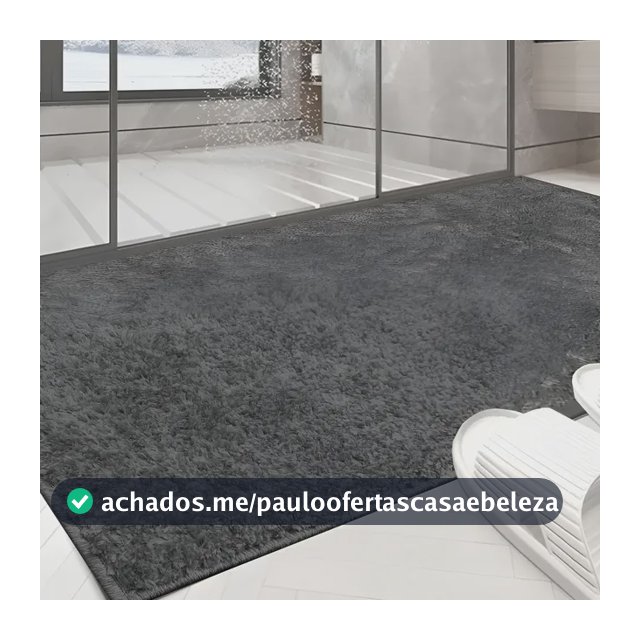 1 Tapete Banheiro Antiderrapante Absorvente 50x100 Oa Cl Mn
