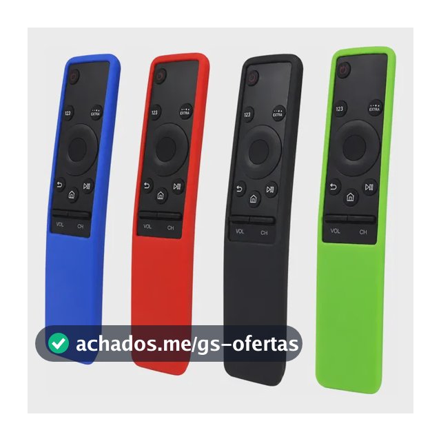 Capinha De Silicone Para Controle Remoto Tv Samsung 4k Smart