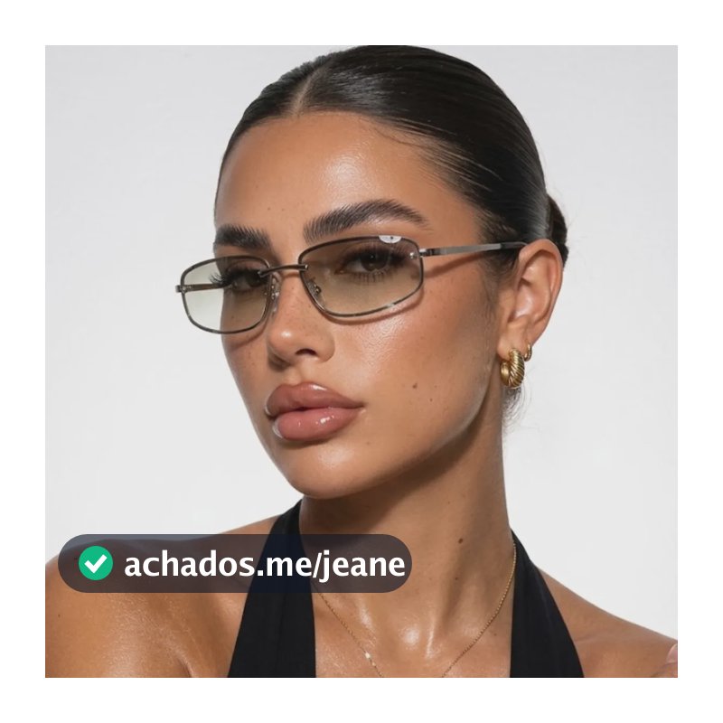 Óculos De Sol Oval Premium Feminino Mulher Em Alta Hype Luxo