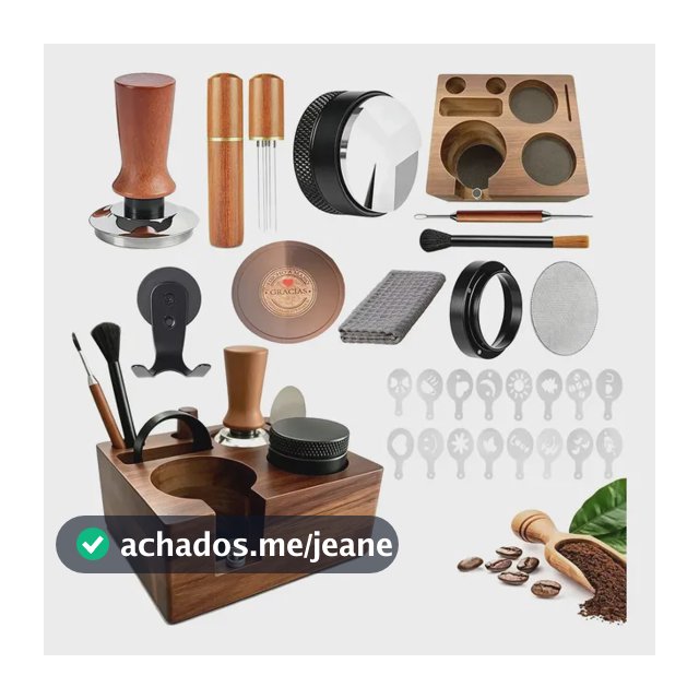Kit Barista 12 Peças Tamper Wdt Distribuidor 51/53/58mm.