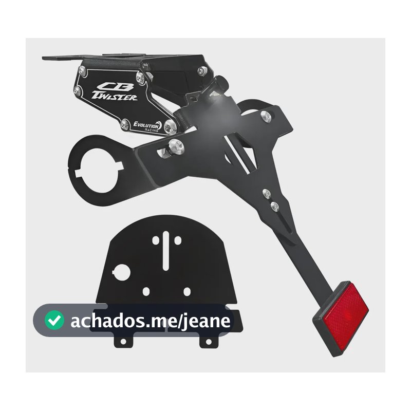 Eliminador De Rabeta Twister 250 Cb250 Twister 2016 A 2022 Preto