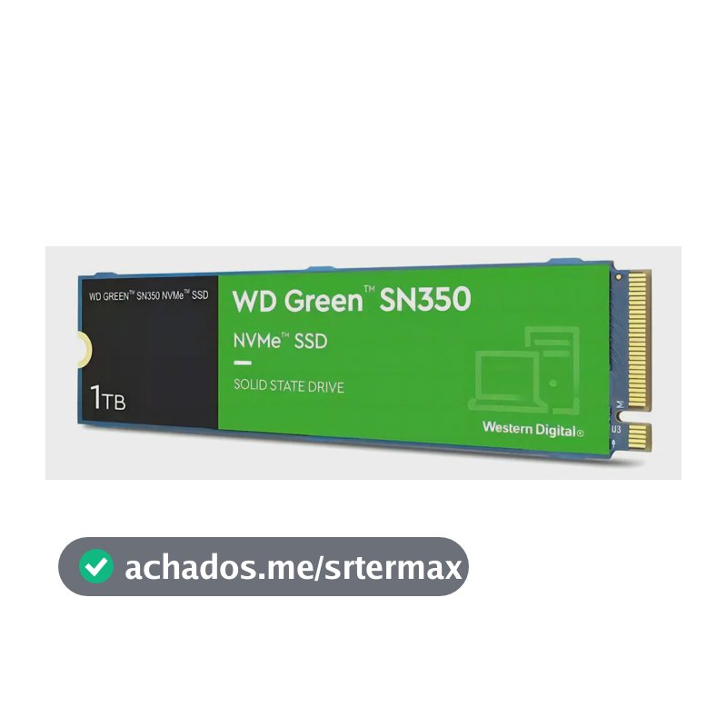 Disco Sólido Interwestern Digital Wd Green Sn350 Wds100t2g0c Verde