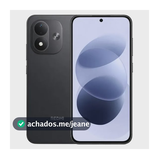 Smartphone Xiaomi Redmi Note 17 4G Global 256GB 8GB RAM Dual SIM Tela 6.99" - Preto