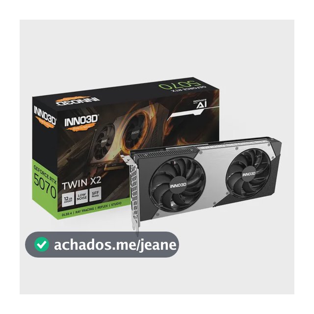 Placa De Vídeo Inno3d Nvidia Geforce Rtx 5070 12gb Gddr6