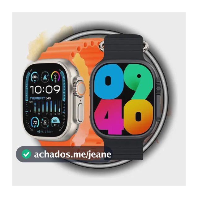 Relogio Smartwatch 10 Ultra Plus Tela Amoled Monitor 2026 O Preto