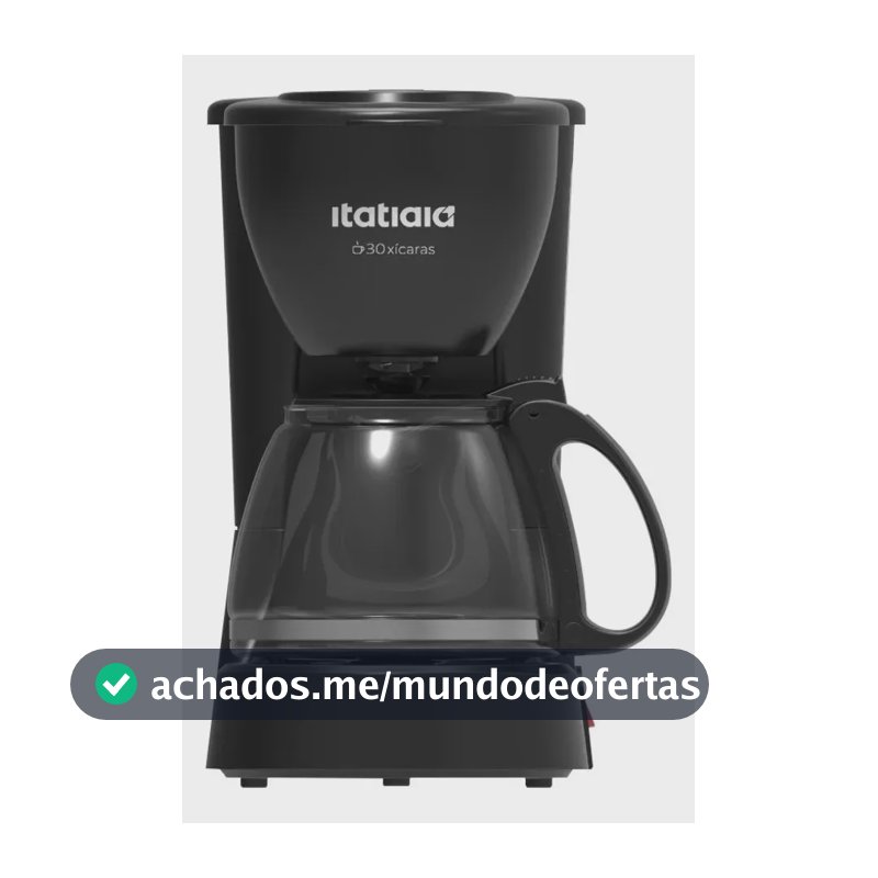 Cafeteira Elétrica Itatiaia 30 Xícaras Preto