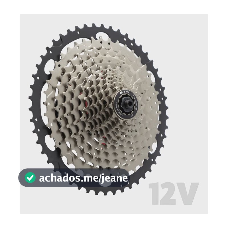 Cassete Bicicleta Mtb 12v Gta K7 11-50 Compatível Shimano Cor Niquelado Quantidade máxima de dentes 50 Quantidade mínima de dentes 11