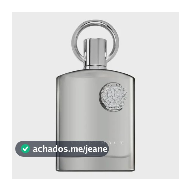 Perfume Supremacy Silver Afnan 100 Ml Masculino
