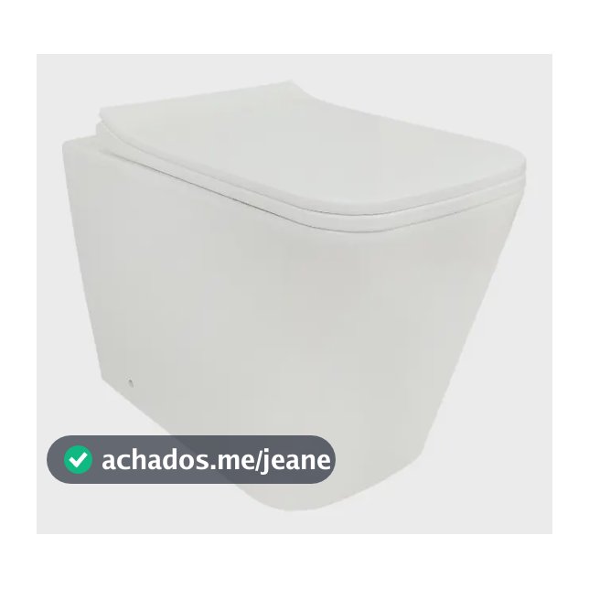 Vaso Sanitário Bacia Privada Convencional Quadrado Tubrax Cor Branco