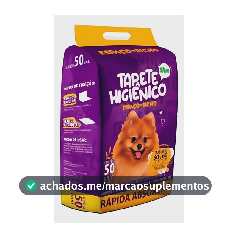Tapete Higienico Espaço De Bicho 50 Unidades