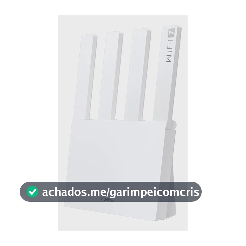 Roteador HUAWEI WiFi BE3 Wifi 7 3.6 Gpbs Dual-Band Wi-Fi 7 Visualização de Diagnóstico WiFi Controle Parental Branco