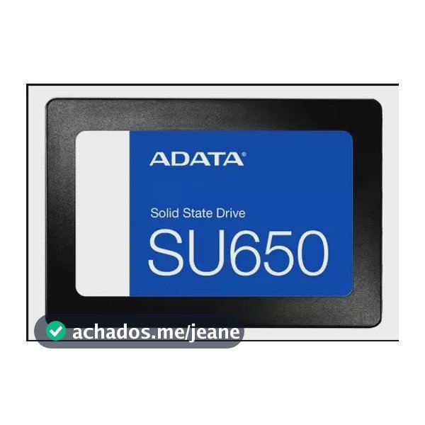SSD240GB Adata 2.5 SU650 ASU650SS-240GT-R 240GB preto