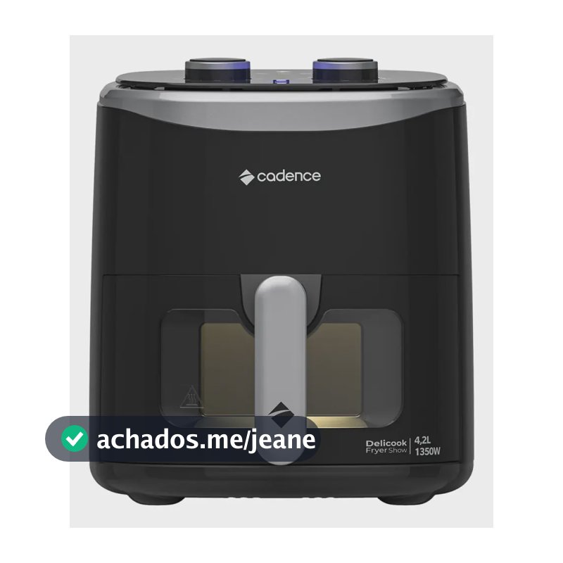 Fritadeira Sem Óleo 4,2l Cadence Com Visor Delicook Fryer Sh