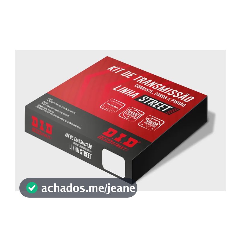 Kit Linha Street Did 428hs - 116l Cinza-escuro