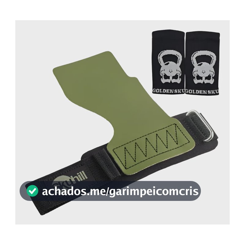 Hand Grip Skyhill Cf Ultra Crossfit Calistenia Lançamento G-gg Verde Militar