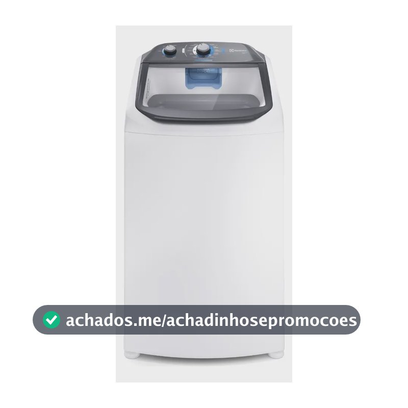 Máquina de Lavar Electrolux 13kg Cesto Inox LDA13 Branco