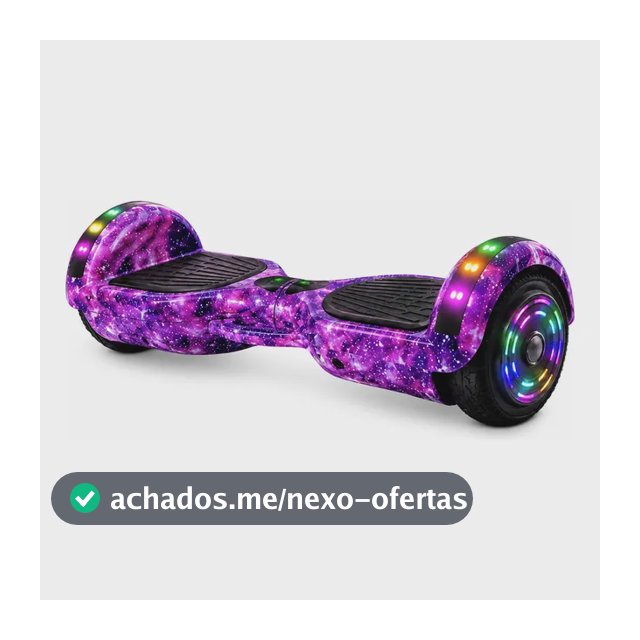 Skate Hoverboard Elétrico Led Música Infantil Adulto