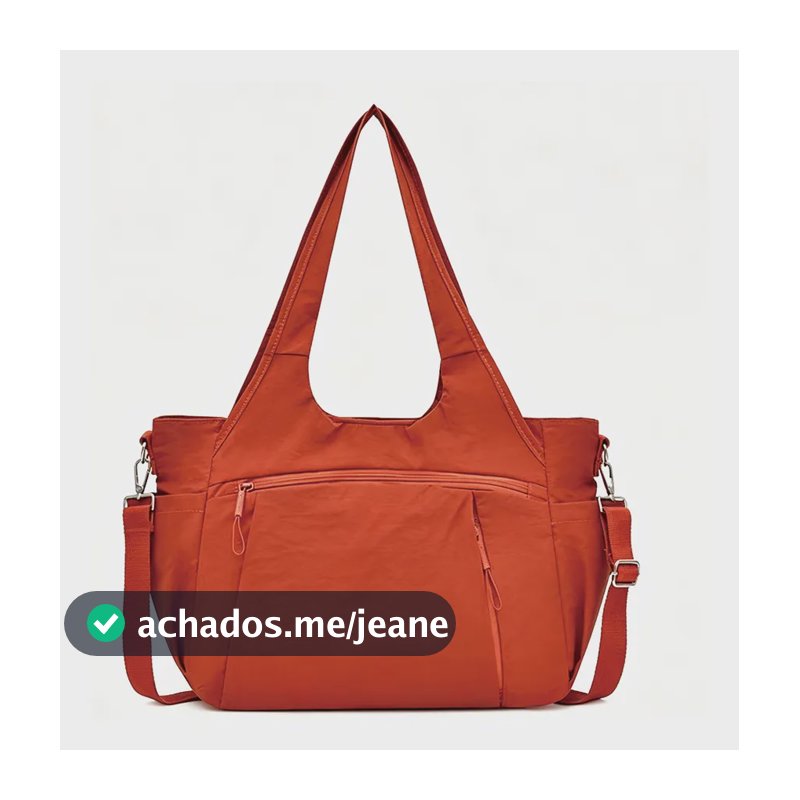 Mochila Feminina, Bolsa De Ombro E Mochila Com Grande Capaci Vermelho
