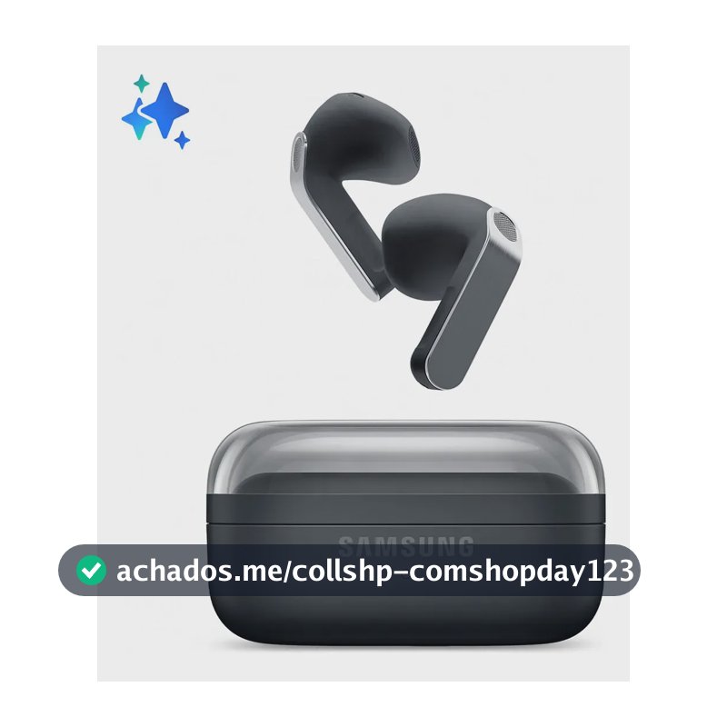 Fone de ouvido in-ear sem fio Samsung galaxy Galaxy Buds4 SM-R540N preto