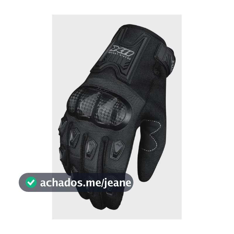 Luva Motoqueiro Moto Motociclista X11 Blackout Proteção Frio Cor Preto Tamanho Feminina M
