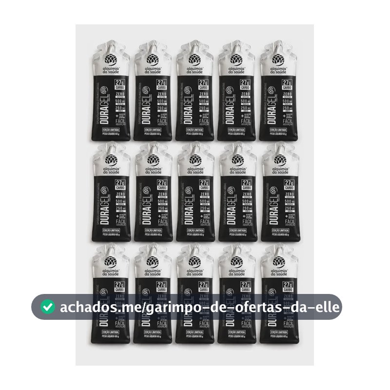Duragel Alquimia Da Saúde Gel Carboidrato Neutro 15x60g 27g