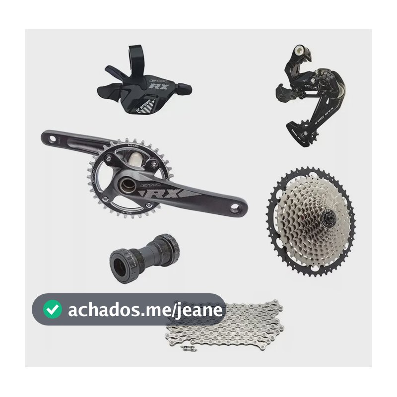 Kit Grupo Gta Rx 12v K7 11x50 Mtb Relação Transmissão Bike