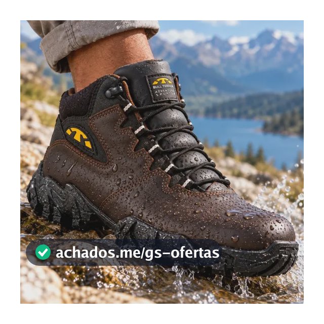 Bota Bull Terrier Bruce Masculina Original Couro Resistente