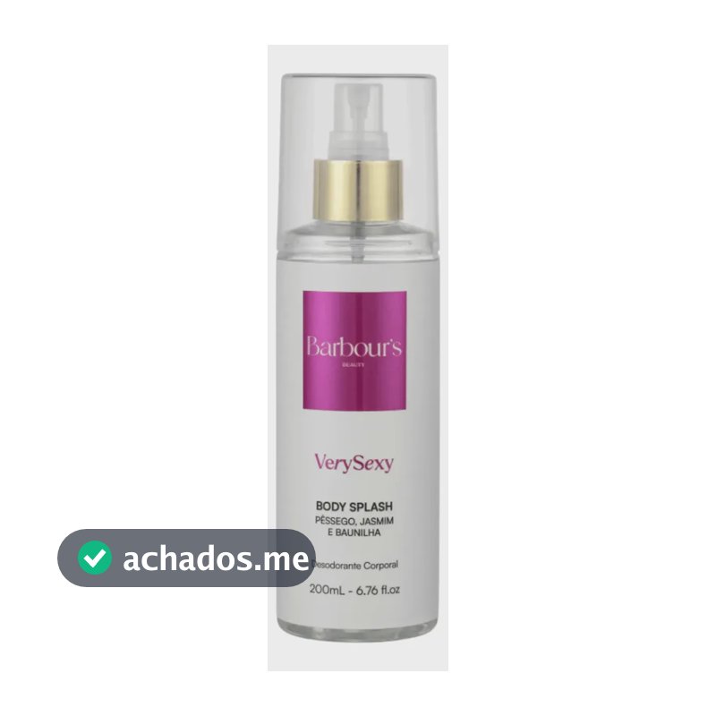 Body Splash Barbour’s Beauty Very Sexy Feminino 200ml Floral Gourmand