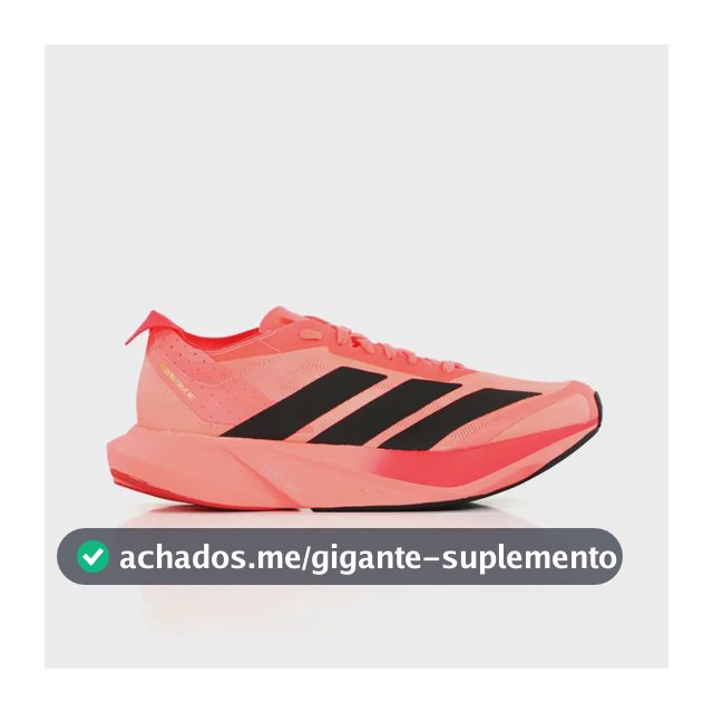 Tênis adidas Adizero Drive Rc Corrida 21 A 42 Km Lightstrike Rosa 41 Br